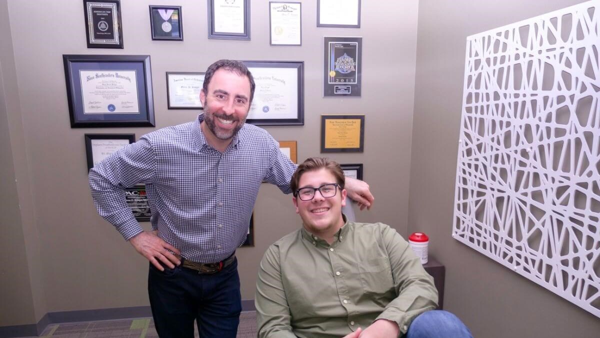 Dr. Krieger with Patient\